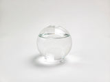 Nano Tri-Legged Round Clear Glass Vase
