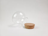Bea Clear Glass Jar with Cork Top