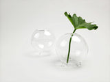Nano Tri-Legged Round Clear Glass Vase
