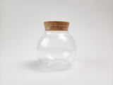 Bea Clear Glass Jar with Cork Top