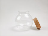 Bea Clear Glass Jar with Cork Top
