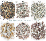 Natural Mixed Crushed Rocks - The Moss Boss Studio